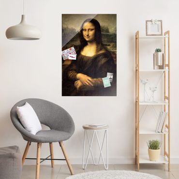 Tableau en verre - Leonardo da Vinci - Mona Lisa