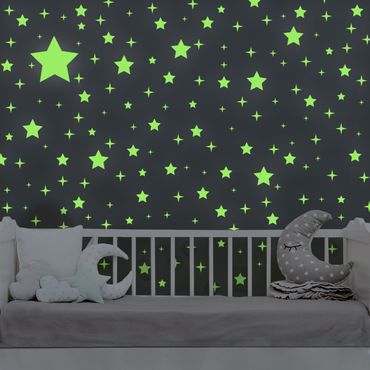 Sticker mural phosphorescent - Light-wall tattoo Kit starry sky