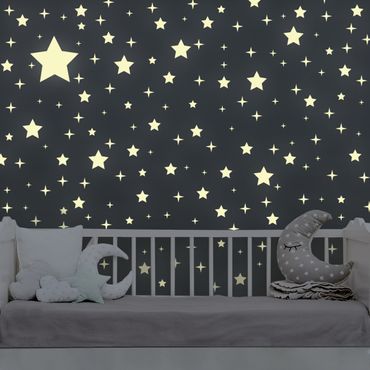 Sticker mural phosphorescent - Light-wall tattoo Kit starry sky