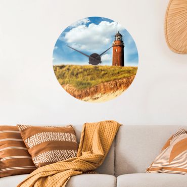 Sticker mural horloge - Lighthouse