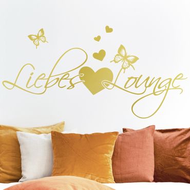 Wandtattoo Liebes Lounge