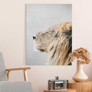 Tableau sur toile - Lion Leopold - Format portrait 3:4