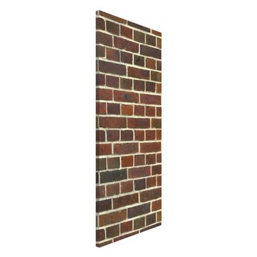 Tableau magnétique - Brick Wallpaper London Maroon