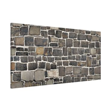 Tableau magnétique - Quarry Stone Wallpaper Natural Stone Wall