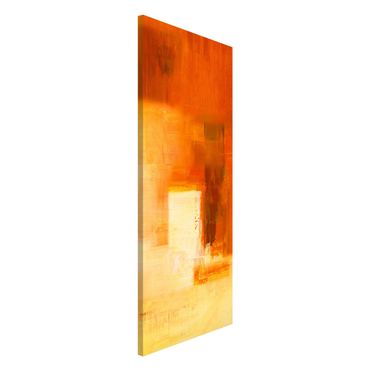 Tableau magnétique - Petra Schüßler - Composition In Orange And Brown 03