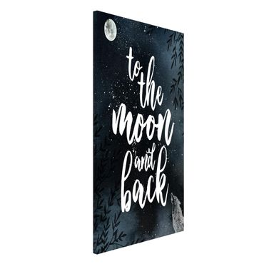 Tableau magnétique - Love You To The Moon And Back