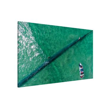 Tableau magnétique - Aerial View - Fishermen