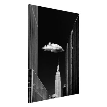 Tableau magnétique - New York With Single Cloud