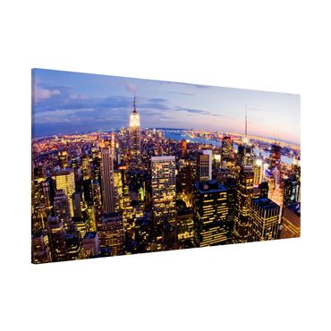 Tableau magnétique - New York Skyline At Night