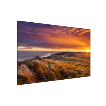 Tableau magnétique - Sunrise On The Beach On Sylt