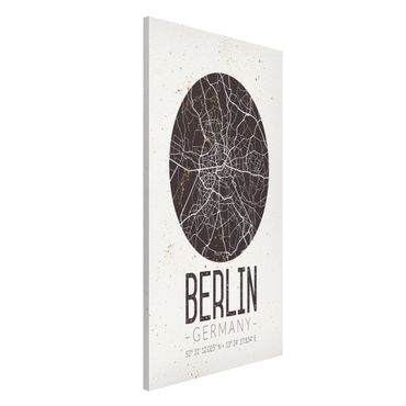 Tableau magnétique - City Map Berlin - Retro