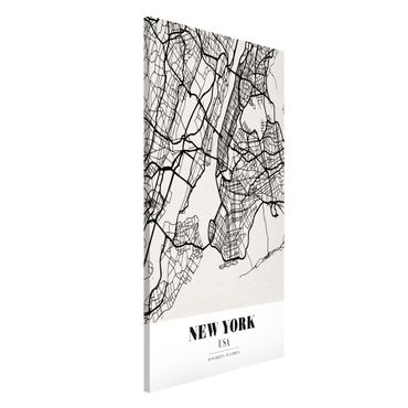 Tableau magnétique - New York City Map - Classic