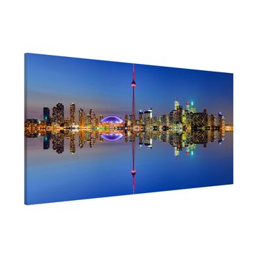 Tableau magnétique - Toronto City Skyline Before Lake Ontario