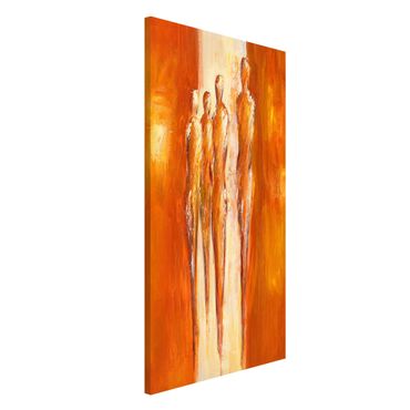 Tableau magnétique - Petra Schüßler - Four Figures In Orange 02