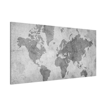 Tableau magnétique - Vintage World Map II