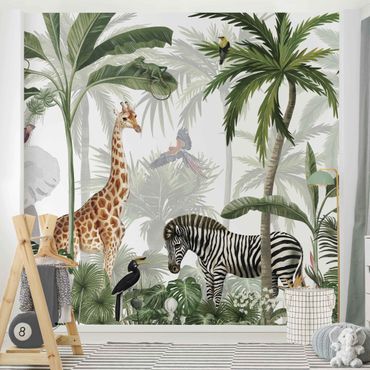 Papier peint - Majestueux monde animal de la jungle