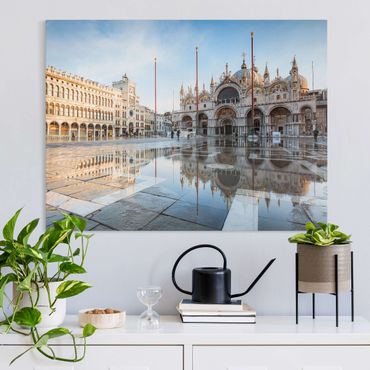 Impression sur toile - St Mark's Square In Venice