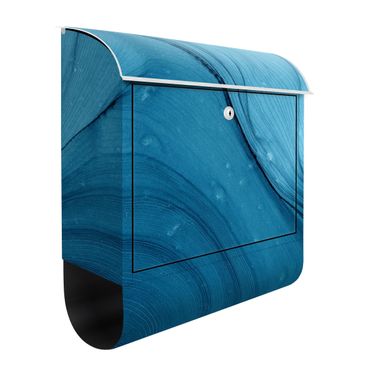 Letterbox - Mottled Blue