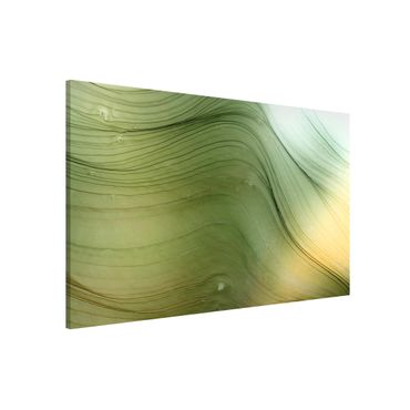 Tableau magnétique - Mottled Green With Honey Yellow