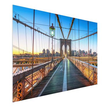 Impression sur forex - Dawn On The Brooklyn Bridge - Format paysage 3:2
