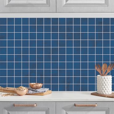 Revêtement cuisine - Mosaic Concrete Tiles - Blue