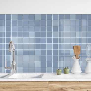 Revêtement cuisine - Mosaic Tiles - Light Blue
