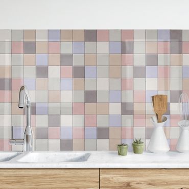 Revêtement cuisine - Mosaic Tiles - Coloured Shabby