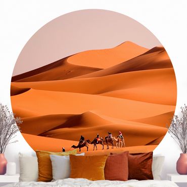 Papier peint rond autocollant - Namib Desert