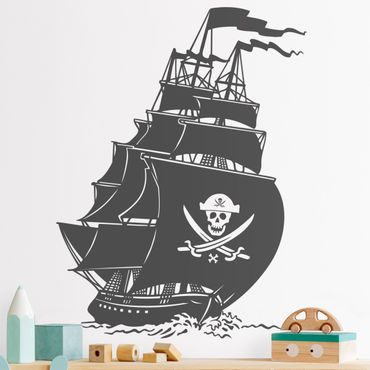 Sticker mural - No.SF506 pirate ship