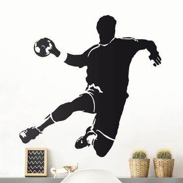 Sticker mural - No.UL333 handball player 1