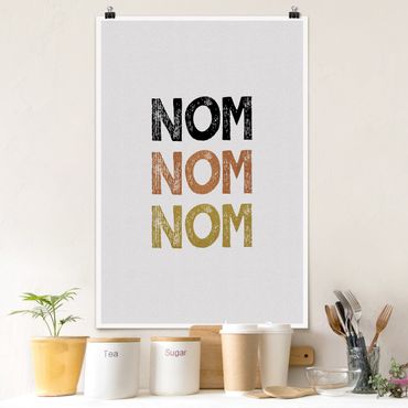 Poster - Nom Kitchen Quote