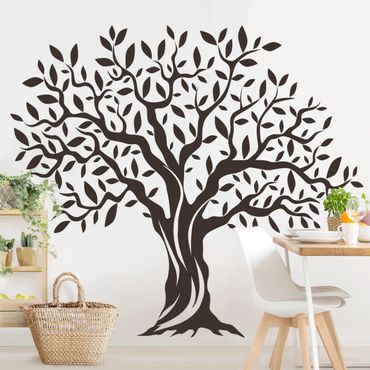 Sticker mural - Olive Tree With Leaves