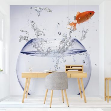 Papier peint - Flying Goldfish