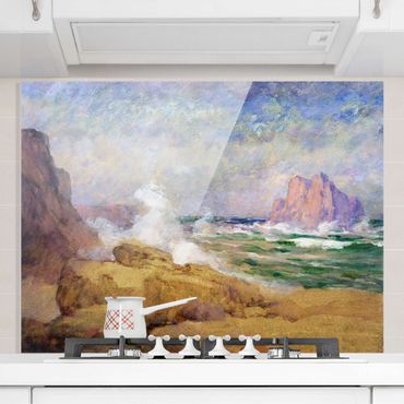 Fonds de hotte - Ocean Ath the Bay Painting - Format paysage 4:3