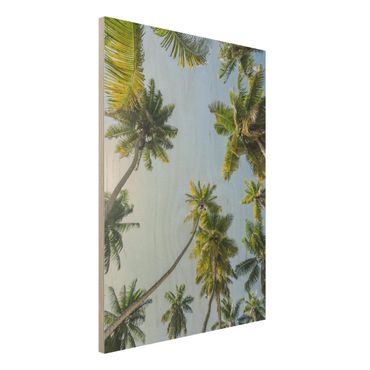Tableau en bois - Palm Tree Canopy