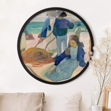 Tableau rond encadré - Paul Gauguin - Tang Collectors