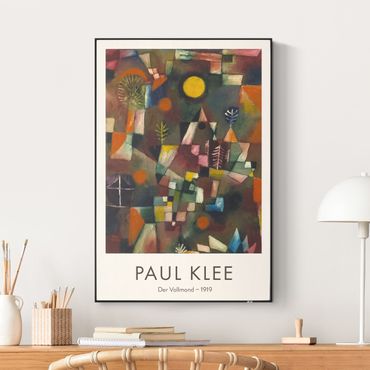 Tableau acoustique interchangeable - Paul Klee - La pleine lune - édition du musée
