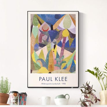 Tableau acoustique interchangeable - Paul Klee - Paysage tropical doux - édition musée