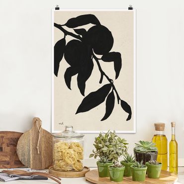 Poster reproduction - Peach branch