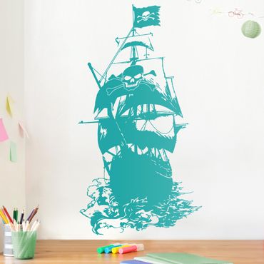 Sticker mural - Pirate Ship Front