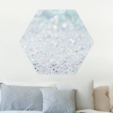 Hexagone en forex - Princess Glitter Landscape In Mint Colour