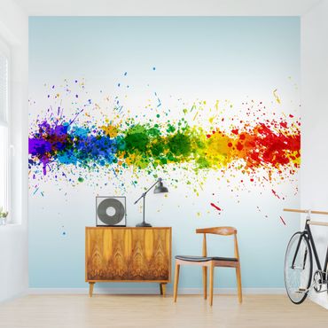 Papier peint - Rainbow Splatter