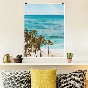 Poster reproduction - Rainbow In Paradise