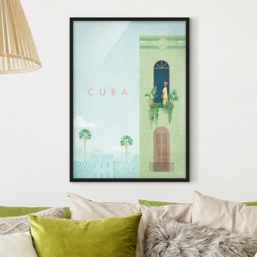 Framed poster - Tourism Campaign - Cuba