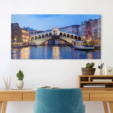 Impression sur toile - Rialto Bridge In Venice