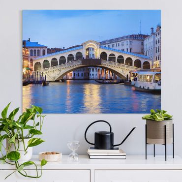 Impression sur toile - Rialto Bridge In Venice