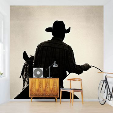 Papier peint - Riding Cowboy