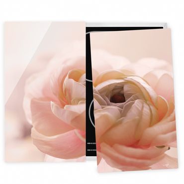 Cache plaques de cuisson - Focus On Light Pink Flower