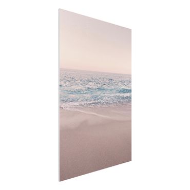 Impression sur forex - Reddish Golden Beach In The Morning - Format portrait 2:3