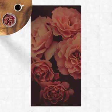 Tapis en liège - Paradisical Roses - Format portrait 1:2
